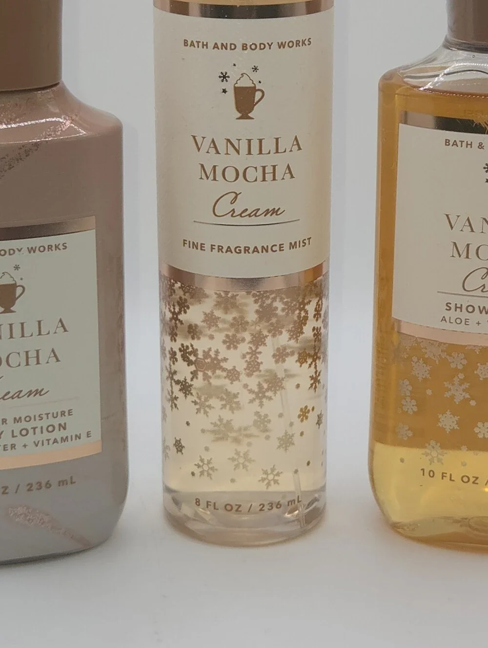 Bath & Body Works Vanilla Mocha Cream Body Care Set